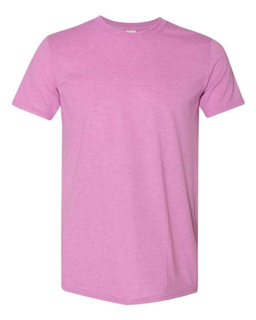 Gildan G640 Adult Softstyle 4.5 oz T-Shirt #color_HTHR RDNT ORCHID