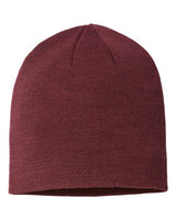 Atlantis Headwear HOLLY Sustainable Beanie #color_Burgundy Melange