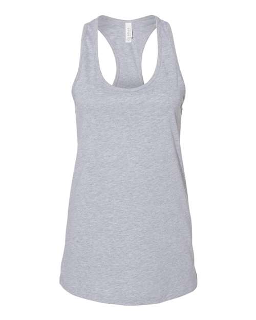 Bella + Canvas B6008 Ladies' Jersey Racerback Tank #color_ATHLETIC HEATHER