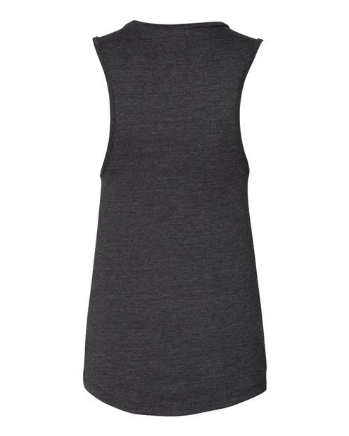 Bella + Canvas B6003 Ladies' Jersey Muscle Tank #color_DARK GRY HEATHER