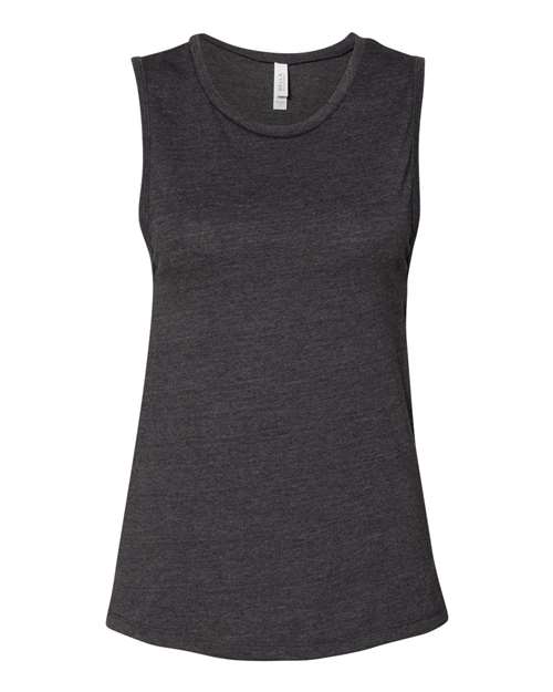 Bella + Canvas B6003 Ladies' Jersey Muscle Tank #color_DARK GRY HEATHER