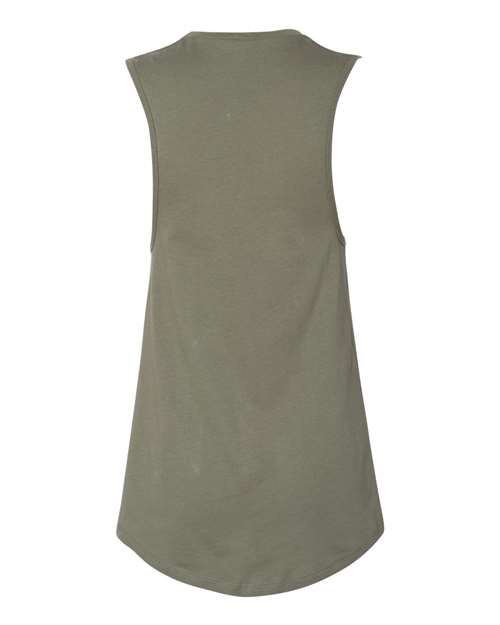Bella + Canvas B6003 Ladies' Jersey Muscle Tank #color_MILITARY GREEN