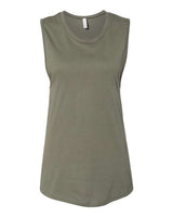 Bella + Canvas B6003 Ladies' Jersey Muscle Tank #color_MILITARY GREEN