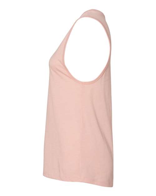 Bella + Canvas B6003 Ladies' Jersey Muscle Tank #color_HEATHER PEACH