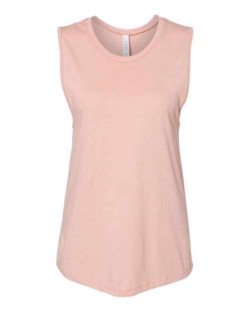 Bella + Canvas B6003 Ladies' Jersey Muscle Tank #color_HEATHER PEACH