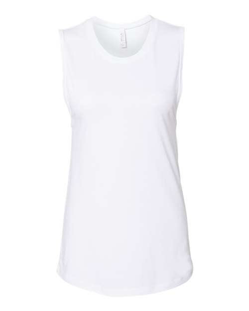 Bella + Canvas B6003 Ladies' Jersey Muscle Tank #color_WHITE