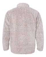 J America JA8454 Adult Epic Sherpa Quarter-Zip #color_OATMEAL HEATHER
