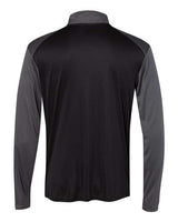 Badger 4006 Ultimate SoftLock Sport Quarter-Zip Pullover #color_Black/ Graphite