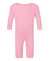 Rabbit Skins 4412 Infant Baby Rib Coverall #color_PINK