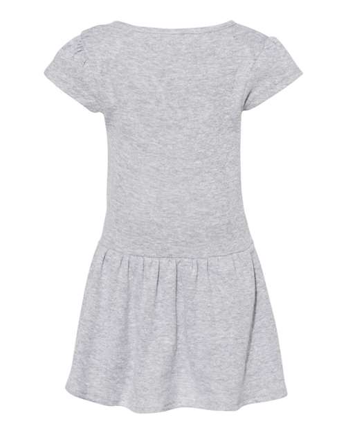 Rabbit Skins RS5320 Infant Baby Rib Dress #color_HEATHER