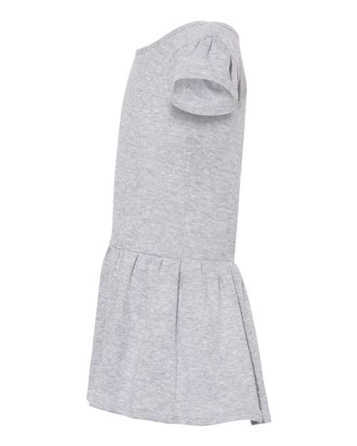Rabbit Skins RS5320 Infant Baby Rib Dress #color_HEATHER