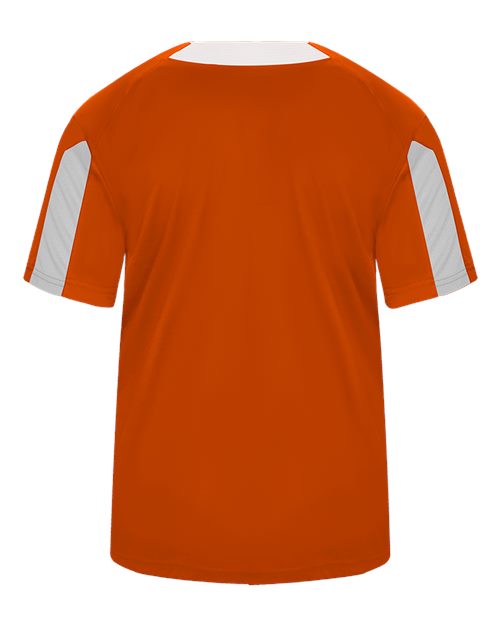 Alleson Athletic 2976 Youth Striker Placket #color_Burnt Orange/ White