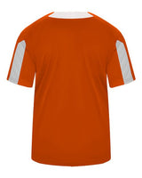 Alleson Athletic 2976 Youth Striker Placket #color_Burnt Orange/ White