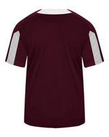 Alleson Athletic 2976 Youth Striker Placket #color_Maroon/ White
