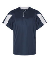 Alleson Athletic 2976 Youth Striker Placket #color_Navy/ White