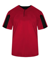 Alleson Athletic 2976 Youth Striker Placket #color_Red/ Black