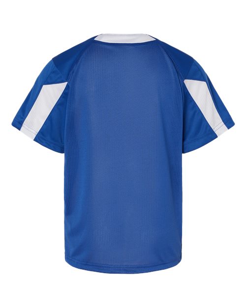 Alleson Athletic 2976 Youth Striker Placket #color_Royal/ White