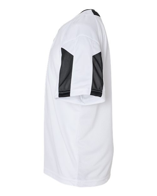 Alleson Athletic 2976 Youth Striker Placket #color_White/ Black