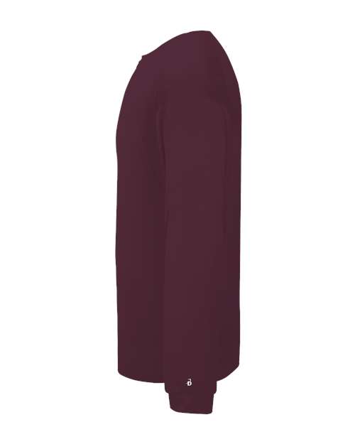 Badger 4004 Ultimate SoftLock Long Sleeve T-Shirt #color_Maroon