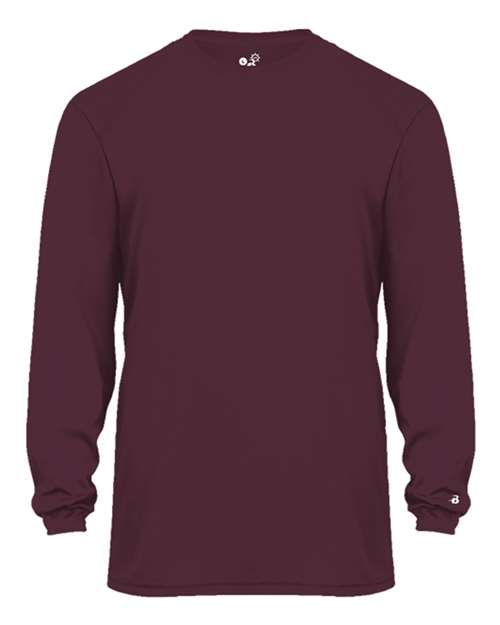 Badger 4004 Ultimate SoftLock Long Sleeve T-Shirt #color_Maroon