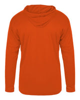 Badger 4105 B-Core Hooded Long Sleeve T-Shirt #color_Burnt Orange