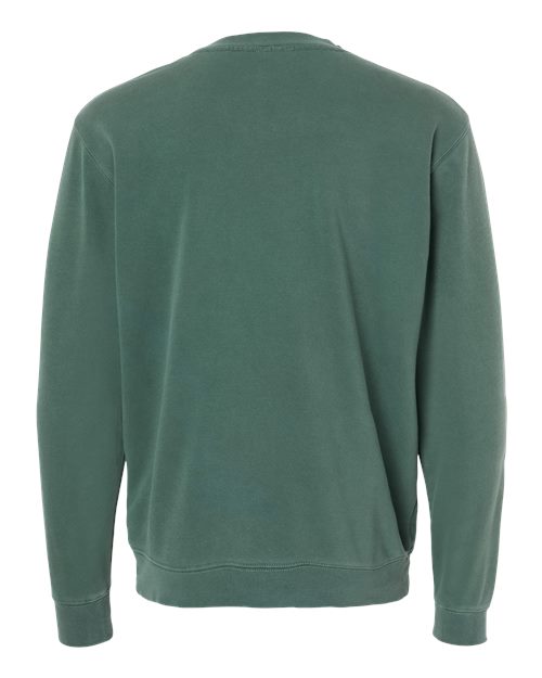 Independent Trading Co. PRM3500 Midweight Pigment-Dyed Crewneck Sweatshirt #color_Pigment Alpine Green