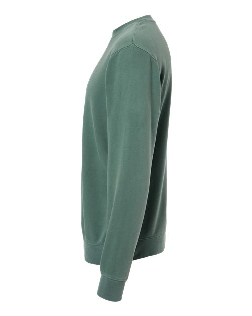 Independent Trading Co. PRM3500 Midweight Pigment-Dyed Crewneck Sweatshirt #color_Pigment Alpine Green