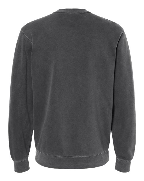 Independent Trading Co. PRM3500 Midweight Pigment-Dyed Crewneck Sweatshirt #color_Pigment Black
