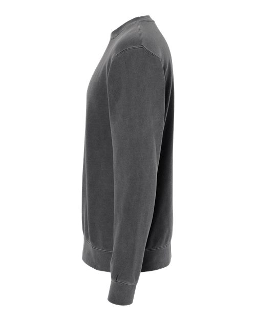 Independent Trading Co. PRM3500 Midweight Pigment-Dyed Crewneck Sweatshirt #color_Pigment Black