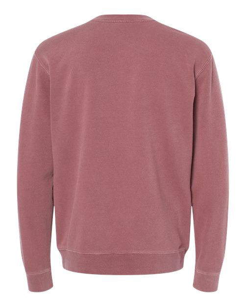 Independent Trading Co. PRM3500 Midweight Pigment-Dyed Crewneck Sweatshirt #color_Pigment Maroon