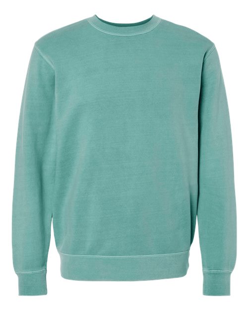 Independent Trading Co. PRM3500 Midweight Pigment-Dyed Crewneck Sweatshirt #color_Pigment Mint