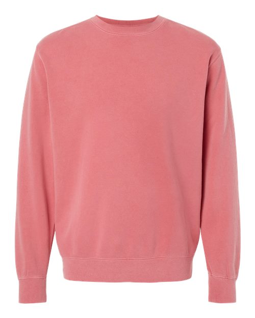 Independent Trading Co. PRM3500 Midweight Pigment-Dyed Crewneck Sweatshirt #color_Pigment Pink