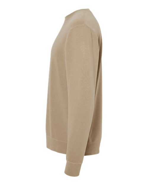 Independent Trading Co. PRM3500 Midweight Pigment-Dyed Crewneck Sweatshirt #color_Pigment Sandstone