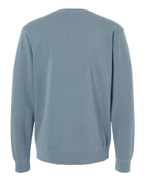 Independent Trading Co. PRM3500 Midweight Pigment-Dyed Crewneck Sweatshirt #color_Pigment Slate Blue