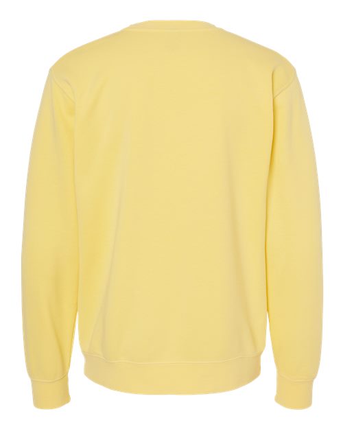 Independent Trading Co. PRM3500 Midweight Pigment-Dyed Crewneck Sweatshirt #color_Pigment Yellow