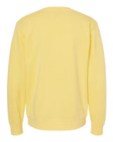 Independent Trading Co. PRM3500 Midweight Pigment-Dyed Crewneck Sweatshirt #color_Pigment Yellow