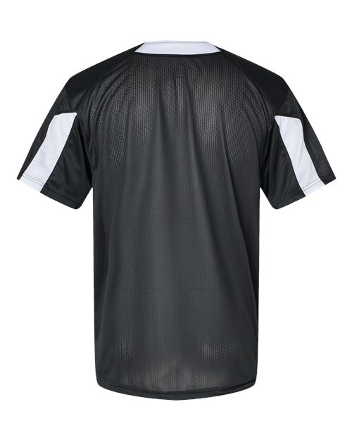 Alleson Athletic 7976 Striker Placket #color_Black/ White