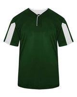 Alleson Athletic 7976 Striker Placket #color_Forest/ White