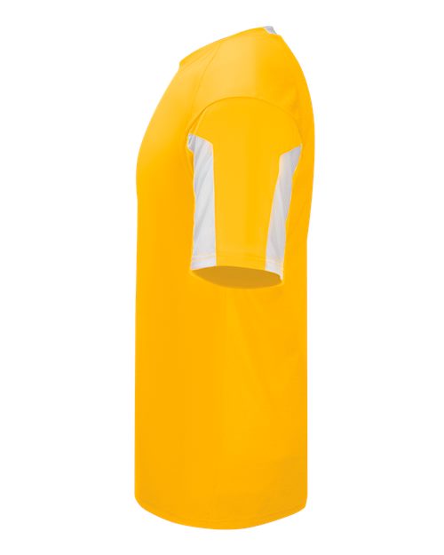 Alleson Athletic 7976 Striker Placket #color_Gold/ White