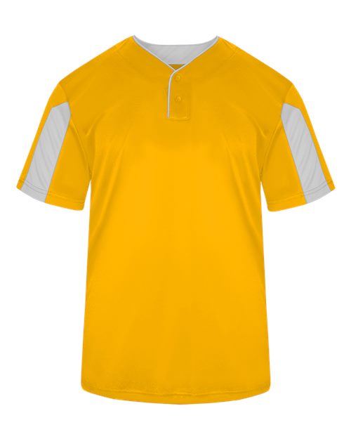 Alleson Athletic 7976 Striker Placket #color_Gold/ White