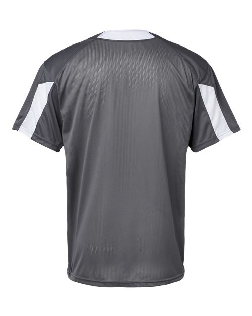 Alleson Athletic 7976 Striker Placket #color_Graphite/ White