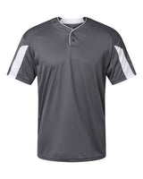 Alleson Athletic 7976 Striker Placket #color_Graphite/ White