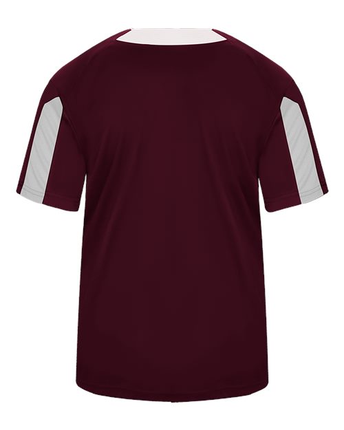 Alleson Athletic 7976 Striker Placket #color_Maroon/ White
