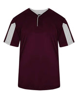 Alleson Athletic 7976 Striker Placket #color_Maroon/ White