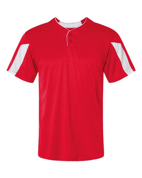 Alleson Athletic 7976 Striker Placket #color_Red/ White
