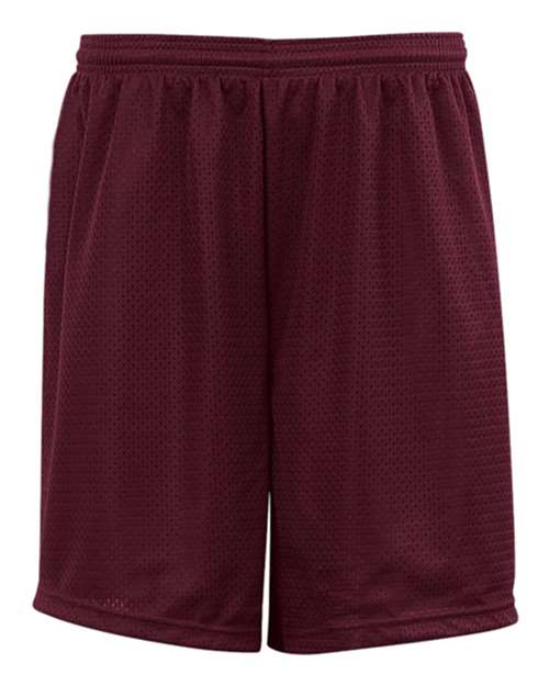 "C2 Sport 5107 Mesh 7" Shorts #color_Maroon"