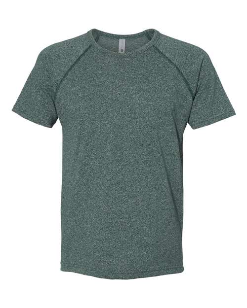 Next Level 2050 Men's Mock Twist Raglan T-Shirt #color_FOREST GREEN