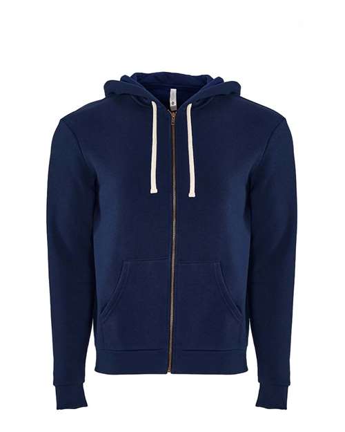 Next Level 9602 Unisex Full-Zip Hooded Sweatshirt #color_MIDNIGHT NAVY