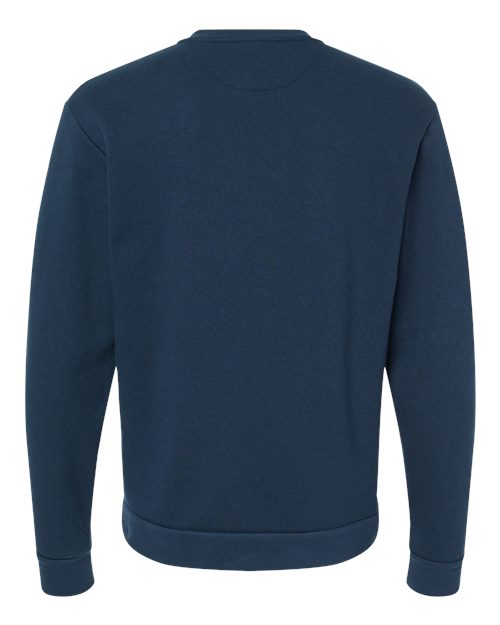 Next Level 9001 Unisex Long Sleeve Crew with Pocket #color_MIDNIGHT NAVY