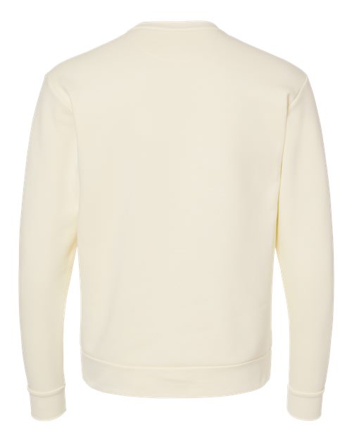 Next Level 9001 Unisex Long Sleeve Crew with Pocket #color_NATURAL
